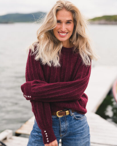 Mira Amalie pullover - Choco truffle