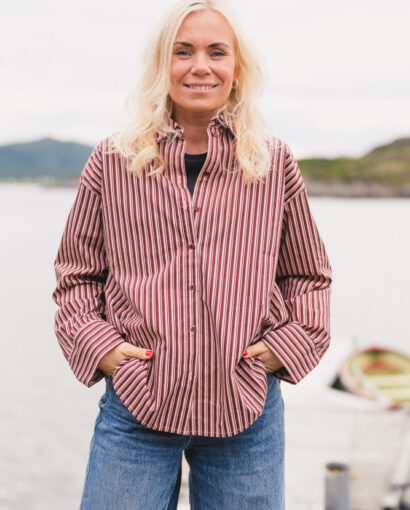 Ida Maja shirt - Rose/choco