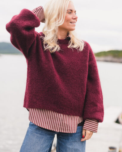 Thea Amalie pullover - Choco truffle