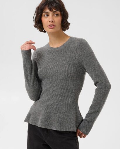 Carina pullover - Medium grey melange