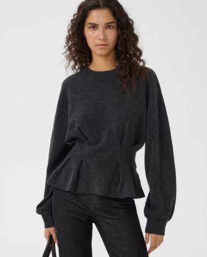 Manzi waist pullover - Deep graphite