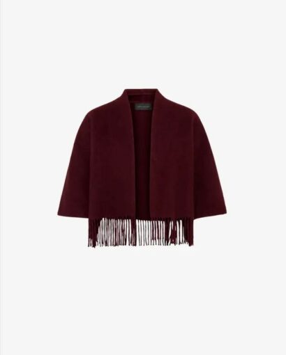 Keyla lambwool jacket - Burgundy