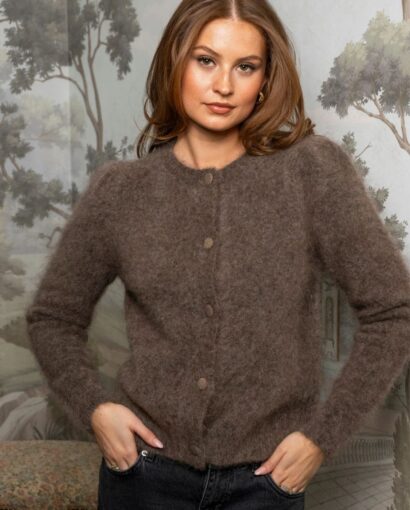 Ulla mohair cardigan - Taupe