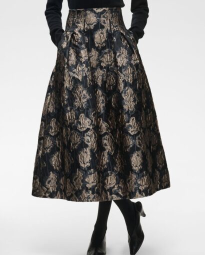Yancie skirt - Flower jaquard