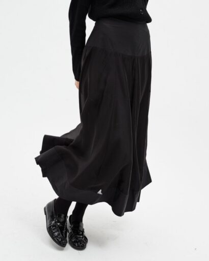 Orange skirt - Black