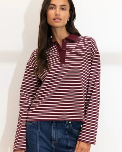 Elmer Polo Shirt - Deep Plum