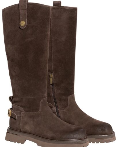 Ladies boot - Brown suede
