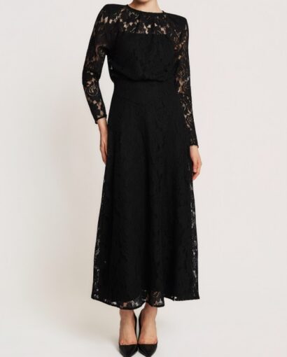Lace Gown - Black