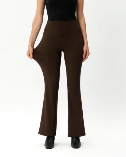 Asana bootcut pant - Dark brown