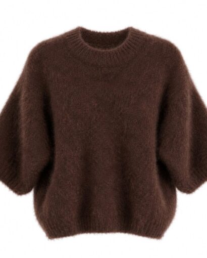 Kid Mohaire T-shirt - Brown