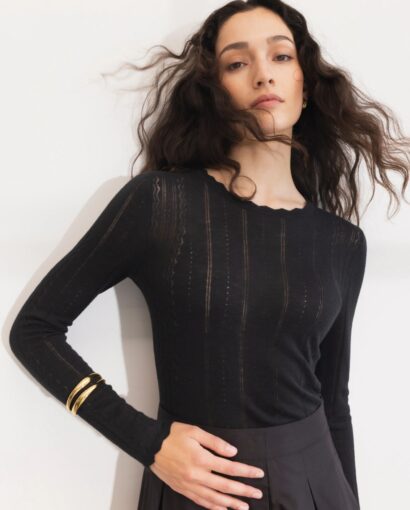 Safir knit top - Black
