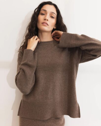 Shirley knit - Dark taupe