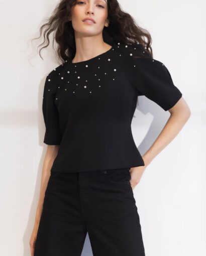 Lowa pearl top - Black
