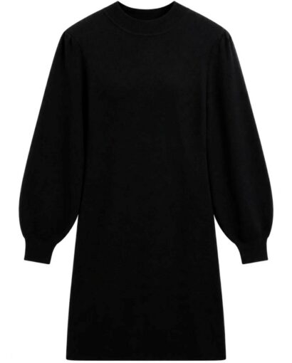 Liz merino dress - Black