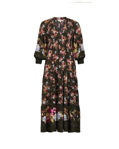 Bohemian shift dress - Forest bouquet